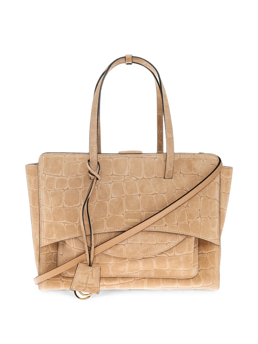 HIDESINS large Flap tote bag - Tons neutres HIDESINS large Flap tote bag - Tons neutres