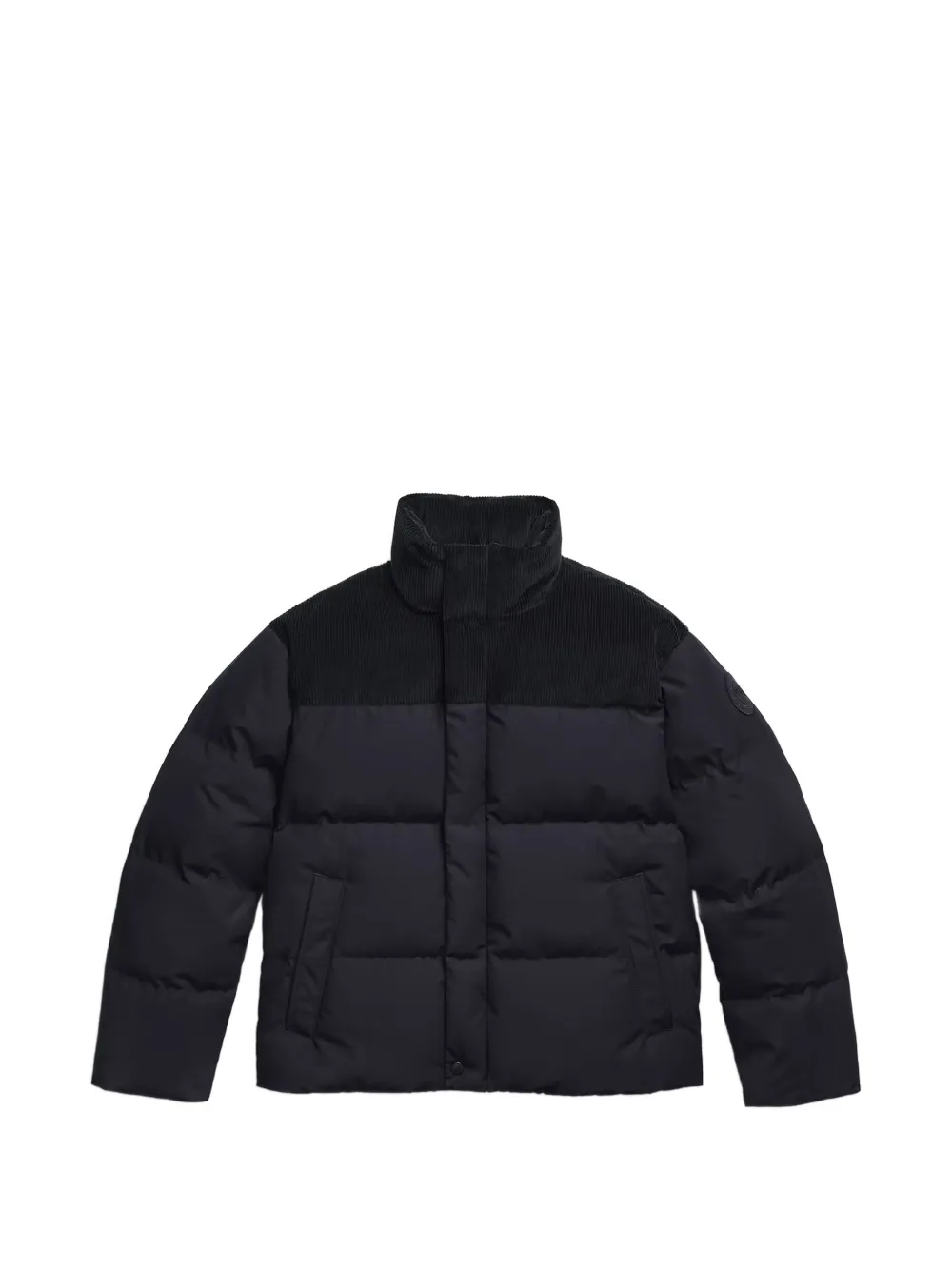 Canada Goose Sterling corduroy-panel puffer jacket - Nero
