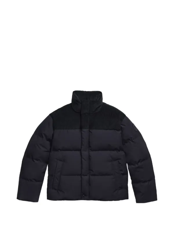 Canada Goose Sterling Corduroy-panel Puffer Jacket in Black