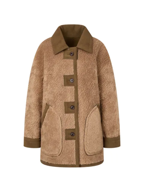 TOMBOY faux-fur shearling-effect jacket