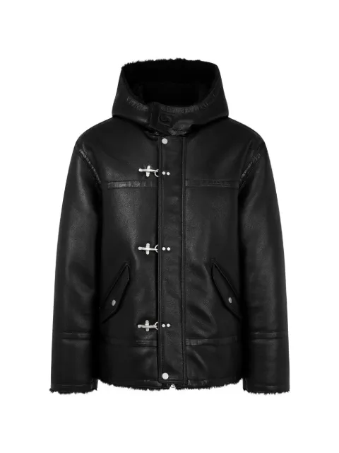 TOMBOY fleece-trim hooded jacket