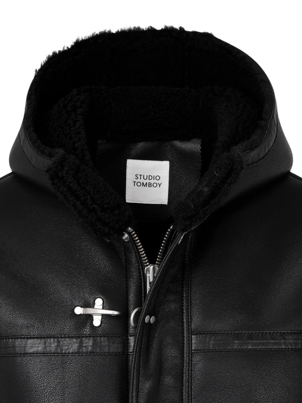 TOMBOY Jack met capuchon Zwart