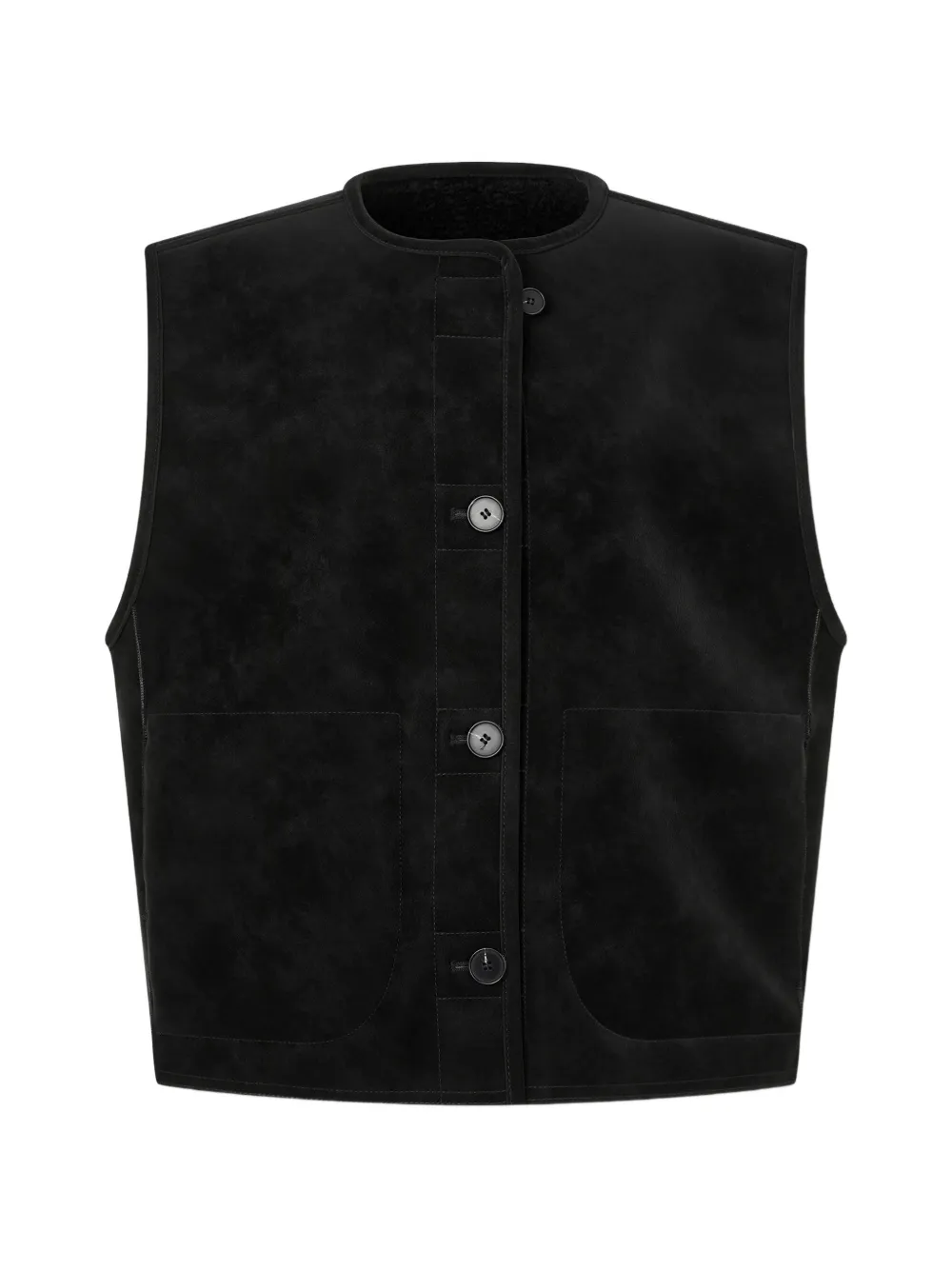 TOMBOY button-fastening gilet - Schwarz