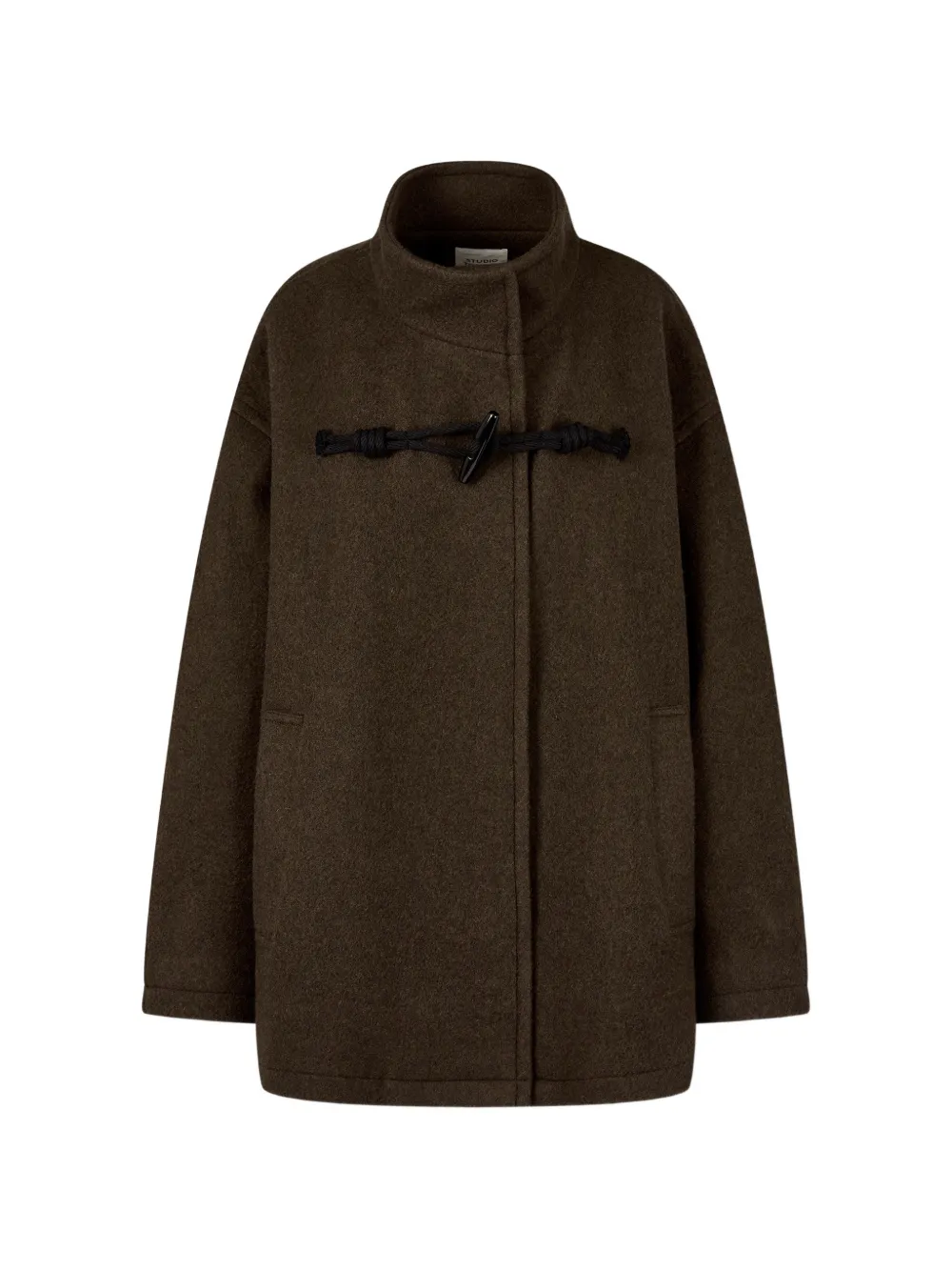 TOMBOY toggle-button coat - Braun