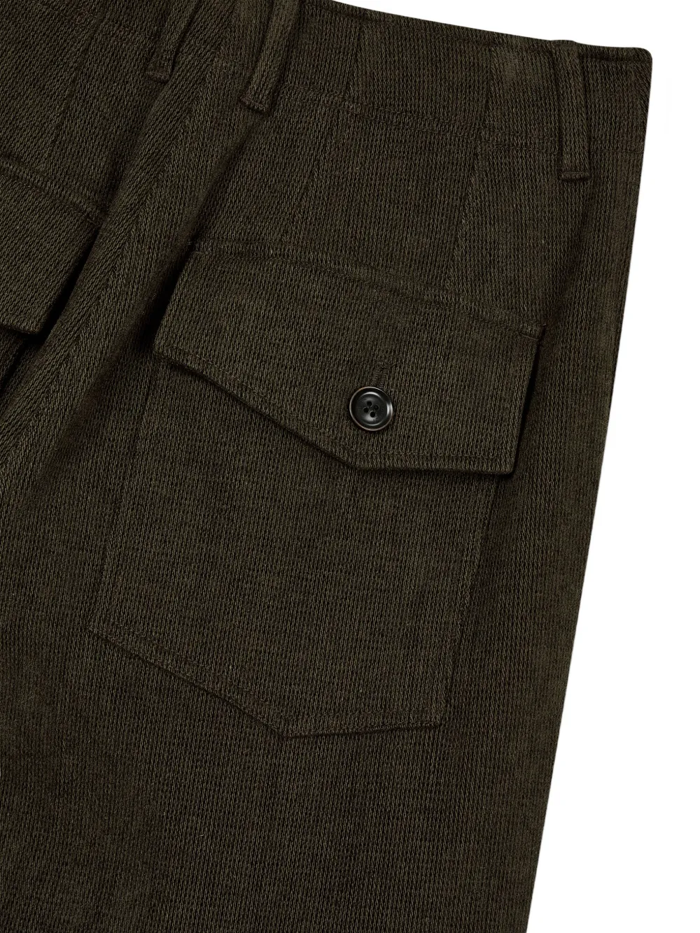 TOMBOY cargo-pockets straight-leg trousers Groen