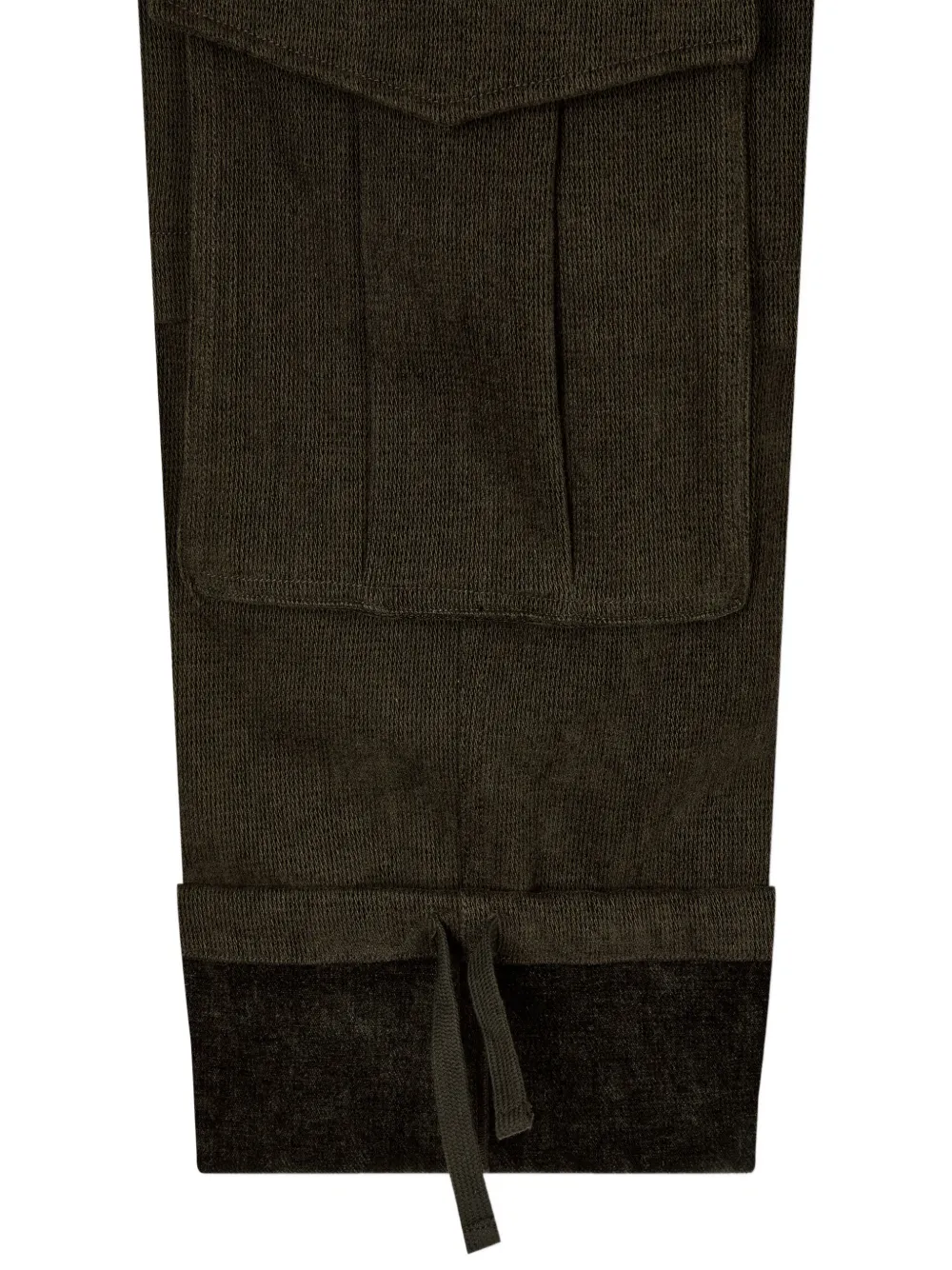 TOMBOY cargo-pockets straight-leg trousers Groen