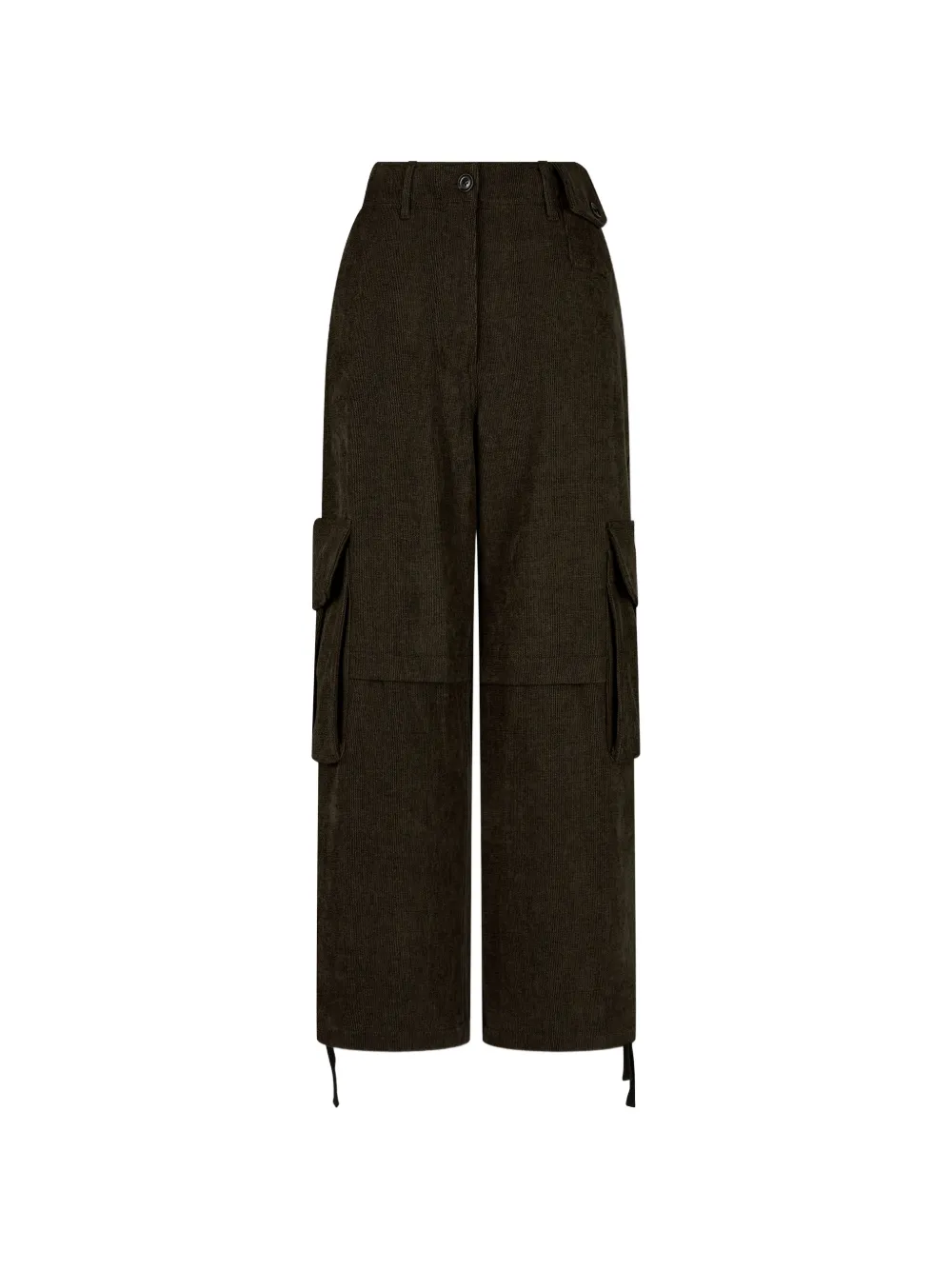 TOMBOY cargo-pockets straight-leg trousers Groen