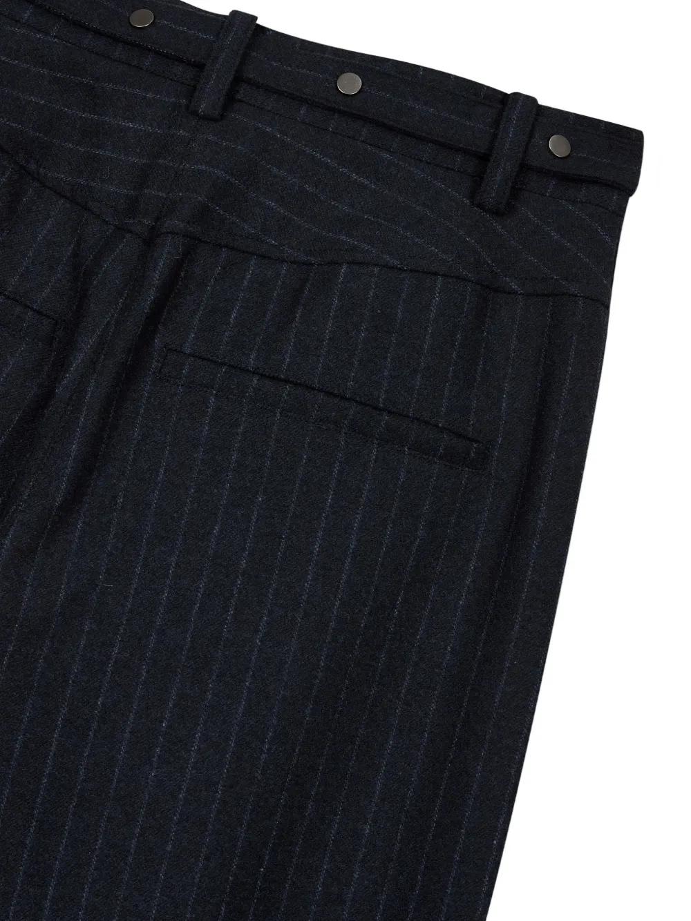 TOMBOY pinstripe-pattern trousers Blauw