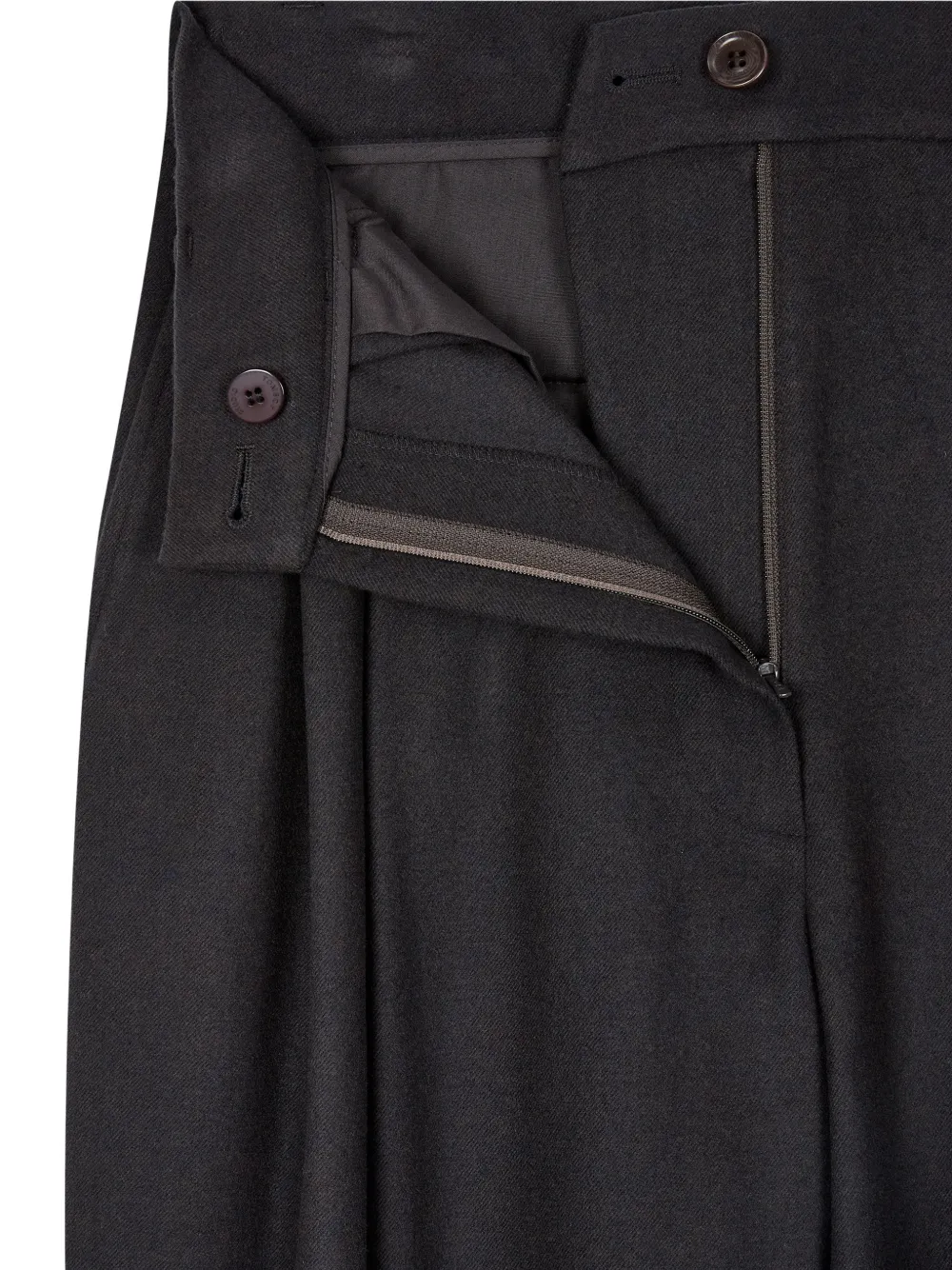TOMBOY folded-hem trousers Bruin