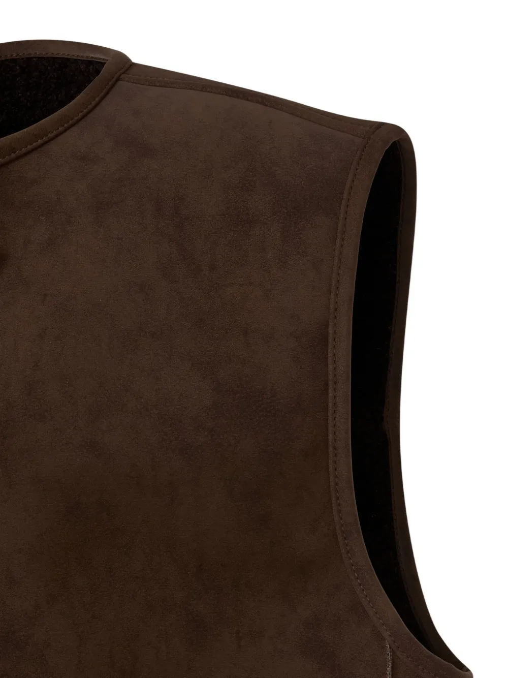 TOMBOY button-up vest Bruin