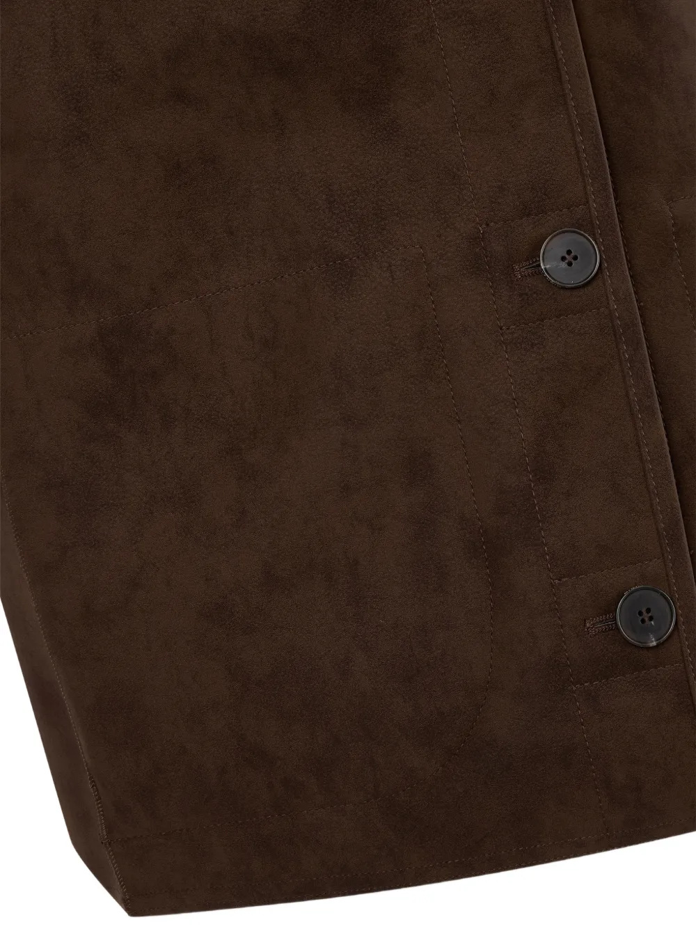 TOMBOY button-up vest Bruin