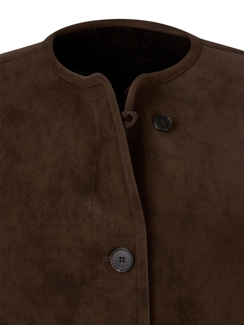TOMBOY button-up vest Bruin