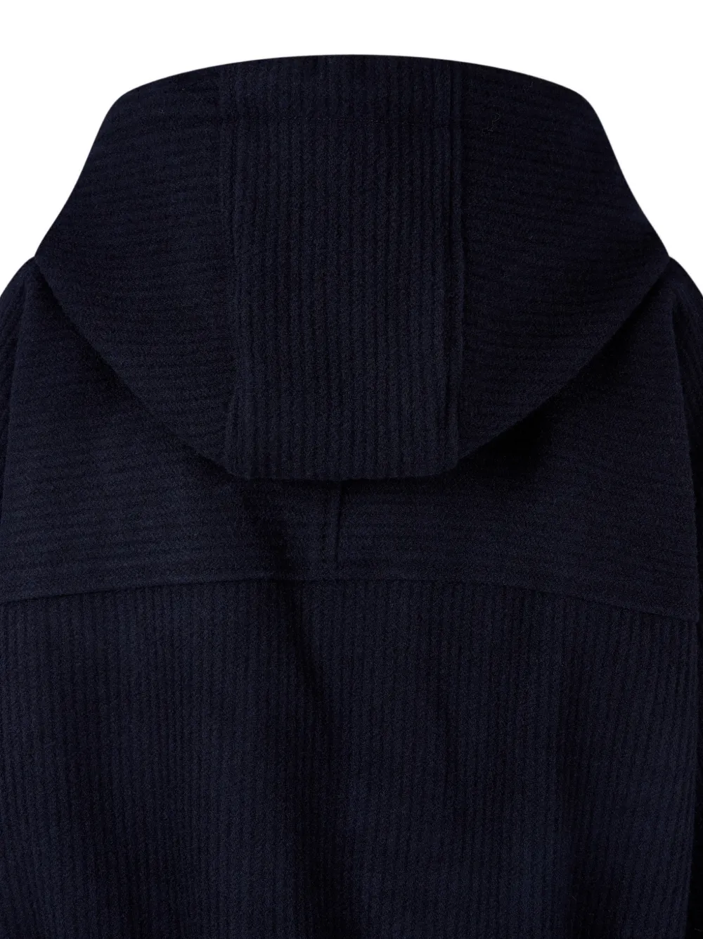 TOMBOY corduroy-texture zip-up hoodie Blauw