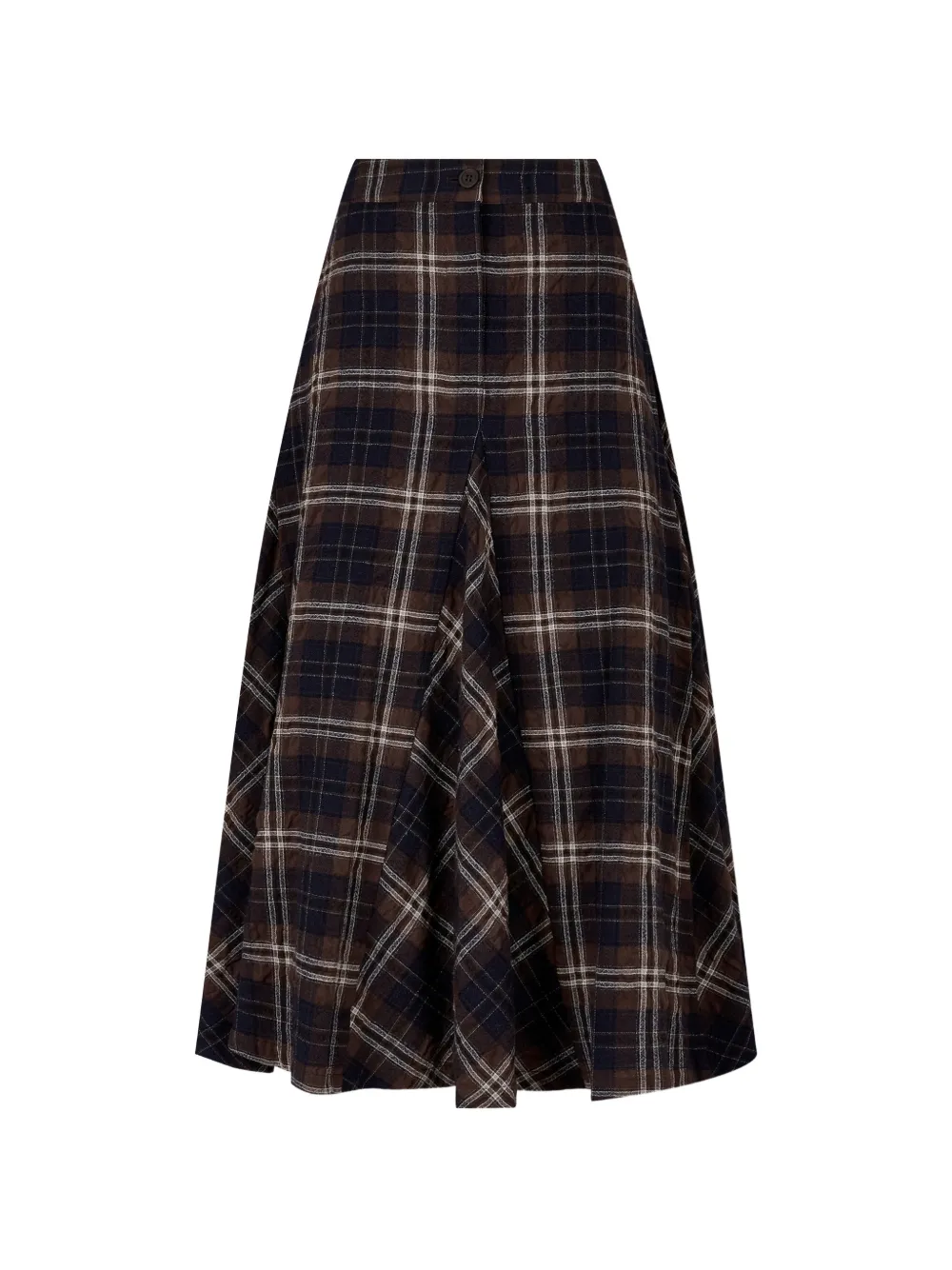 TOMBOY checkered flared skirt Bruin