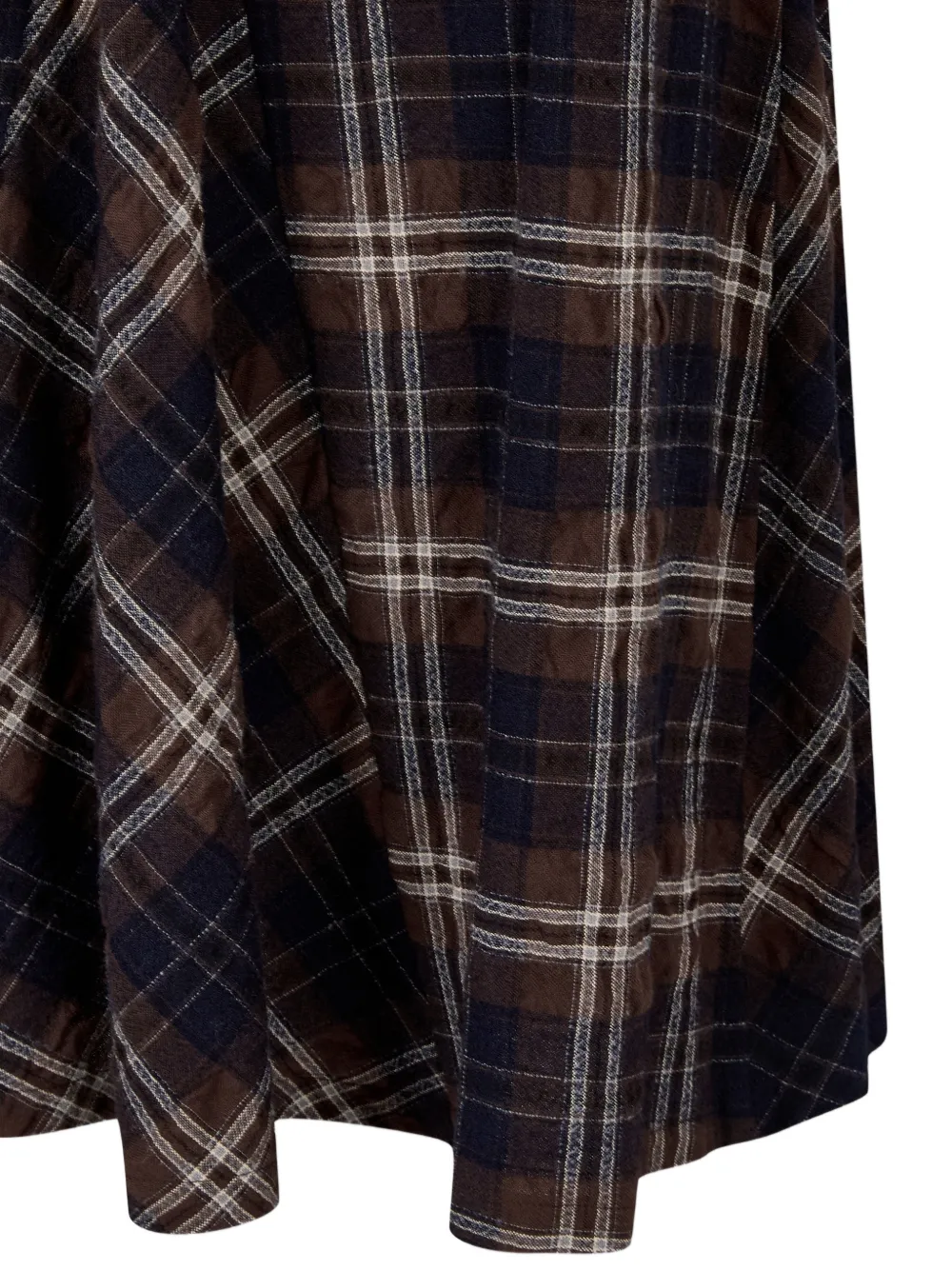 TOMBOY checkered flared skirt Bruin