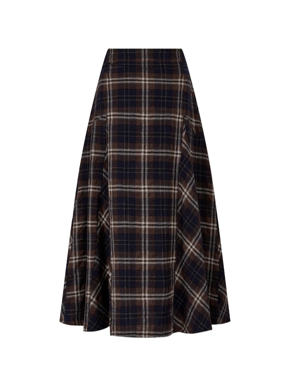 TOMBOY checkered flared skirt Bruin