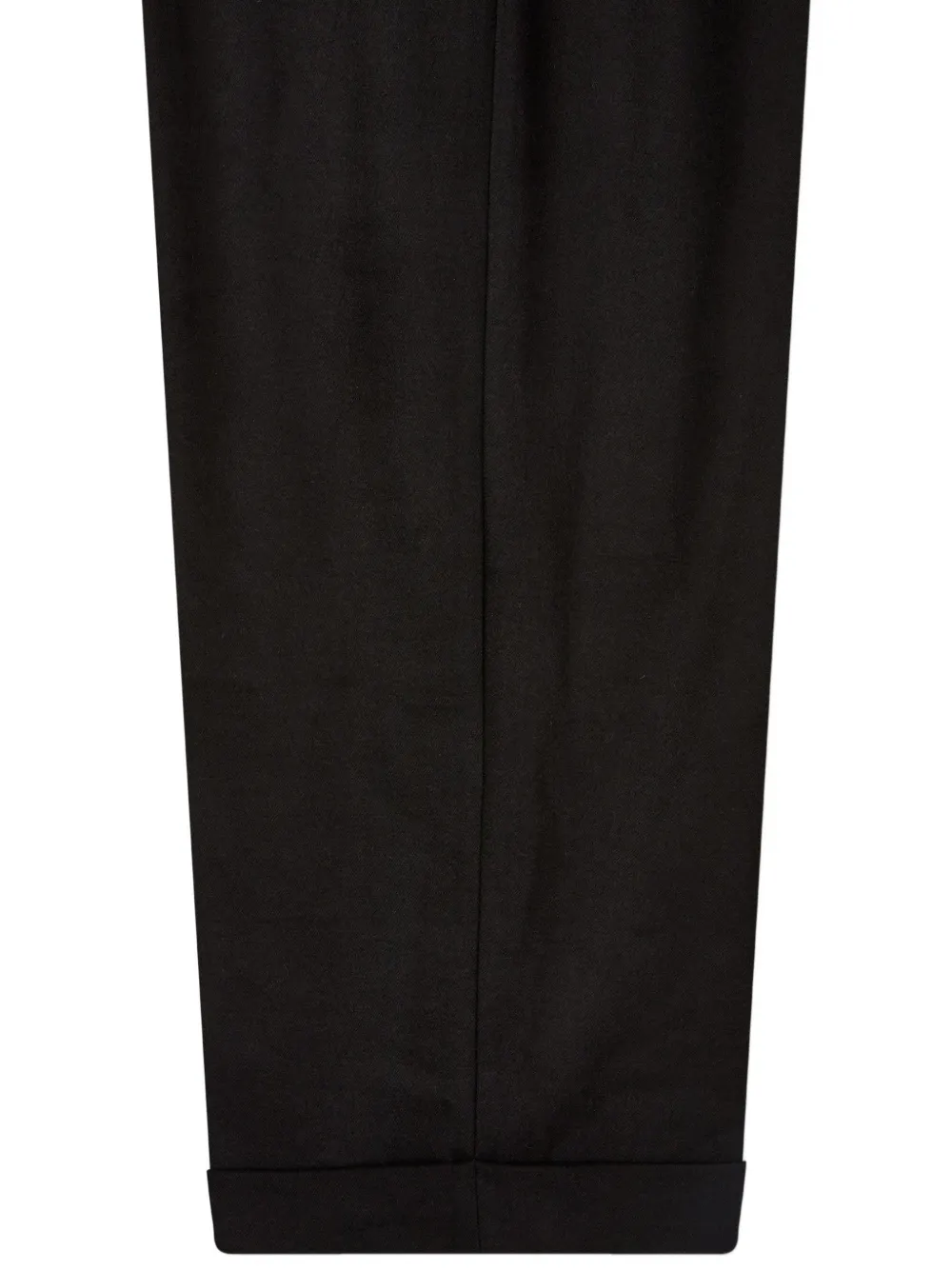 TOMBOY folded-hem trousers Zwart