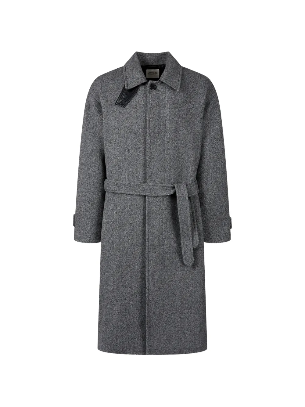 TOMBOY belted single-breasted coat - Gris TOMBOY belted single-breasted coat - Gris