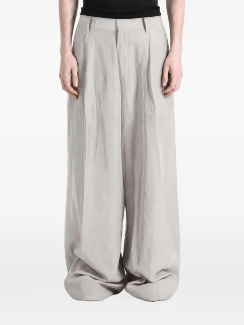 ERL pantalon ample à design plissé