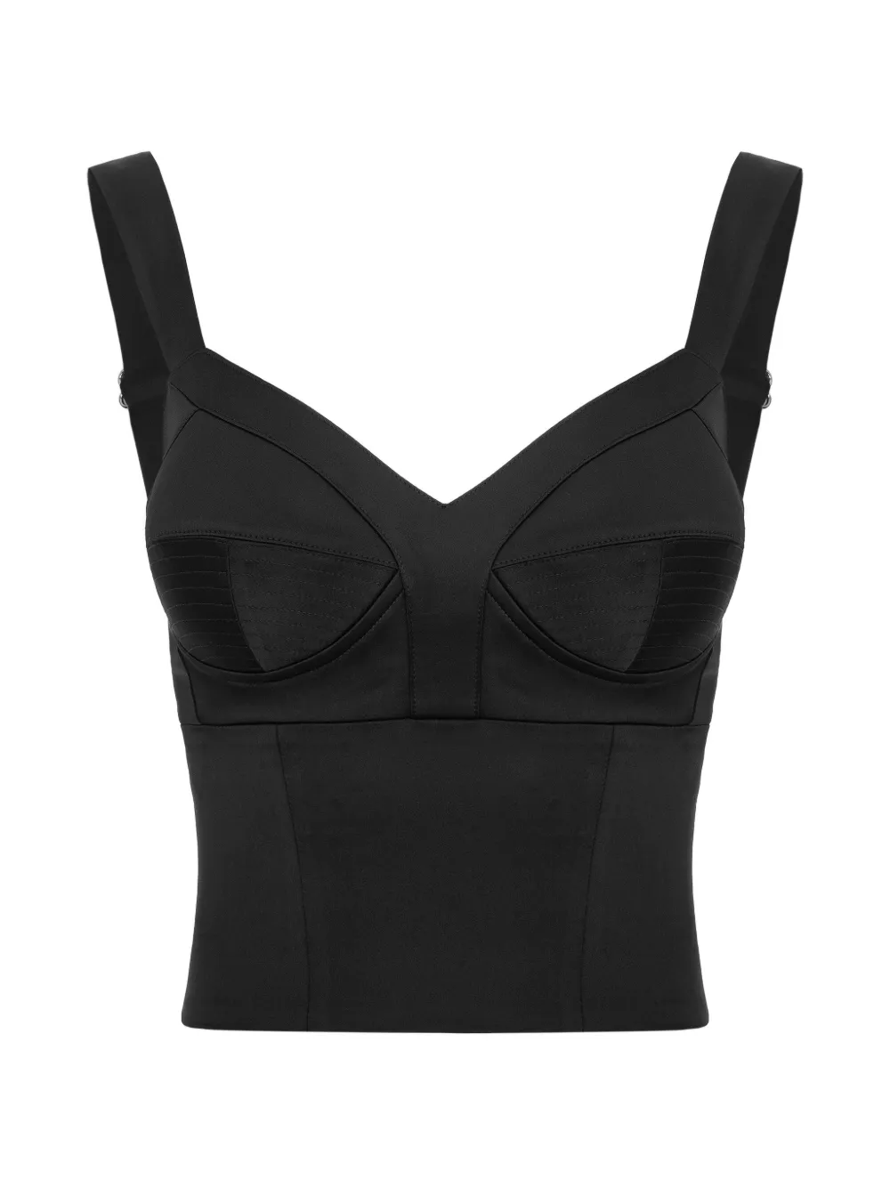 Murmur Sculpt Corset Top In Black