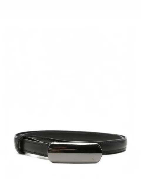 Antonelli plaque-buckle leather belt