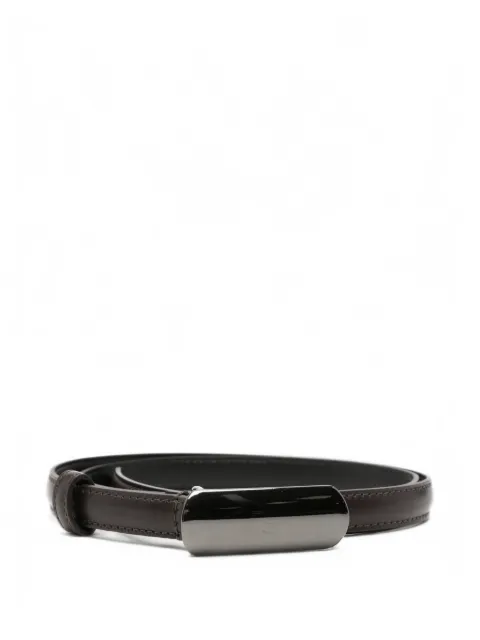 Antonelli plaque leather belt