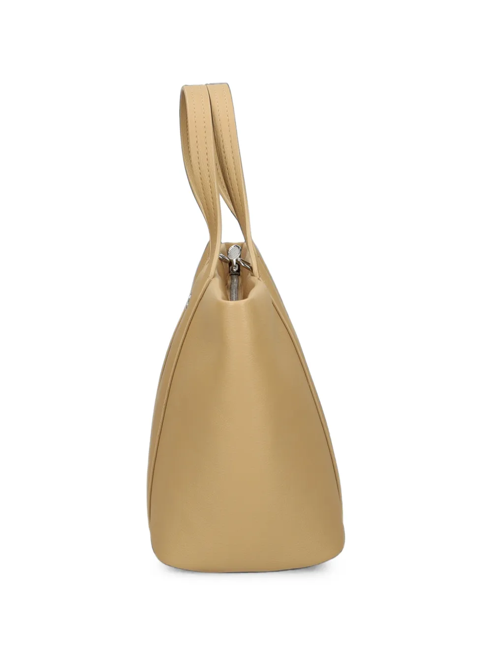 Lacoste logo-plaque tote bag Beige