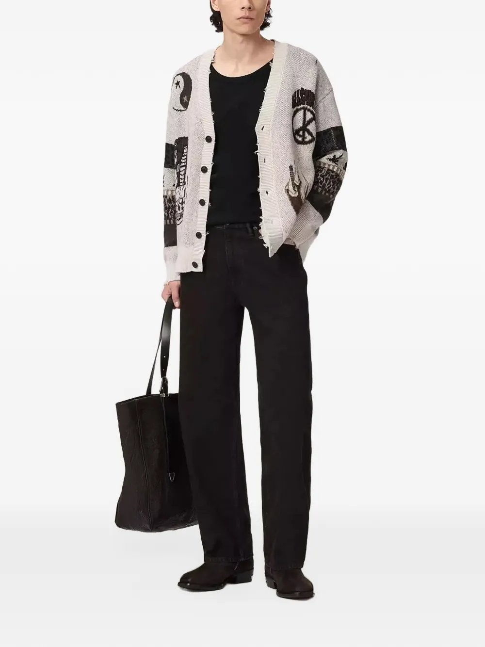 AllSaints Bram cardigan - Tons neutres AllSaints Bram cardigan - Tons neutres