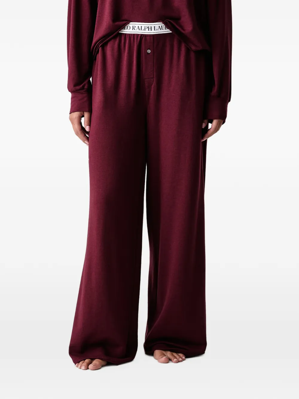 Polo Ralph Lauren Pyjama met geborduurd logo Rood