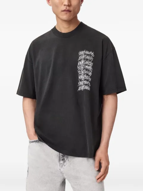 AllSaints graphic-print washed-effect T-shirt