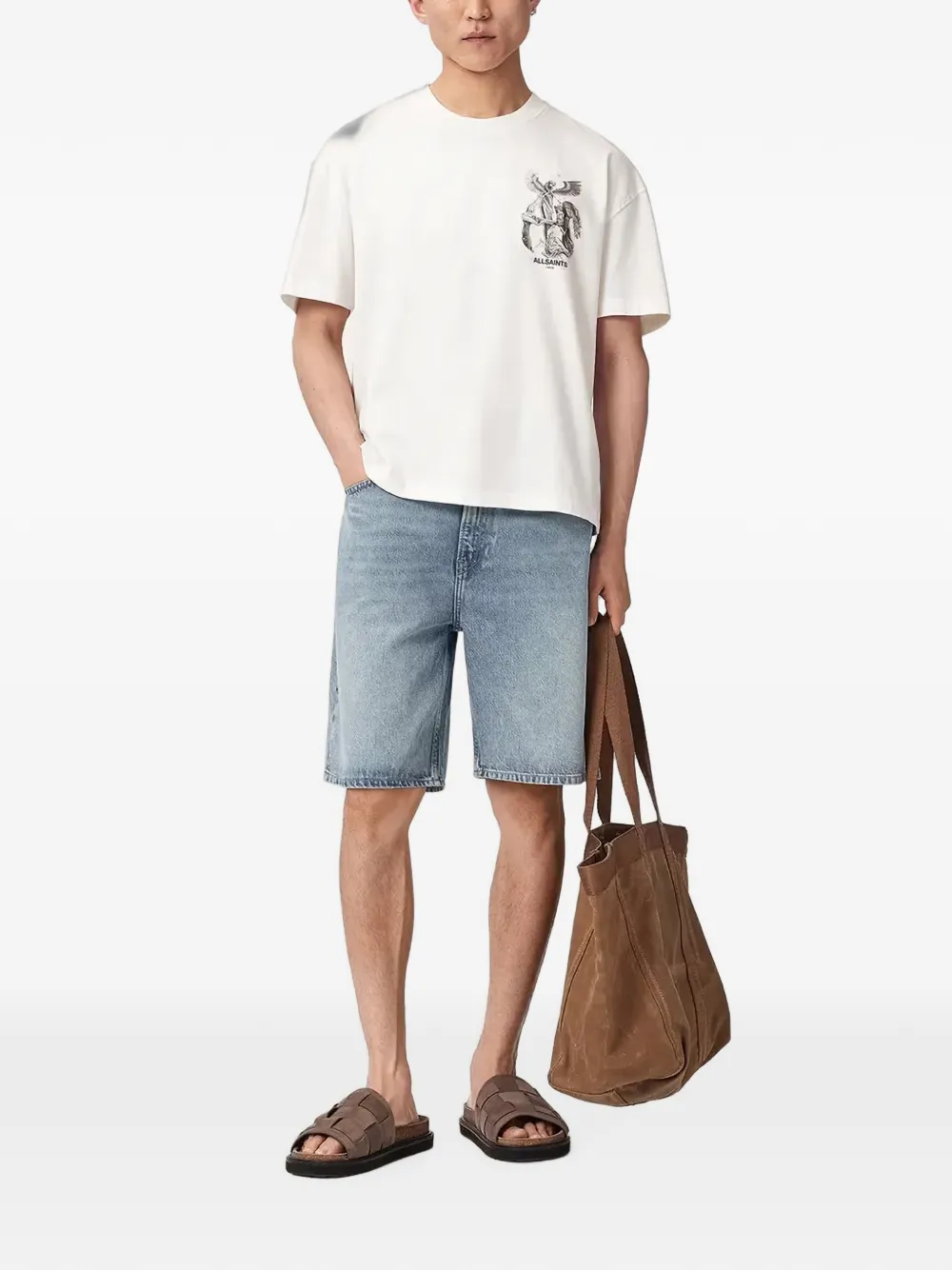 AllSaints Seraph T-shirt Wit