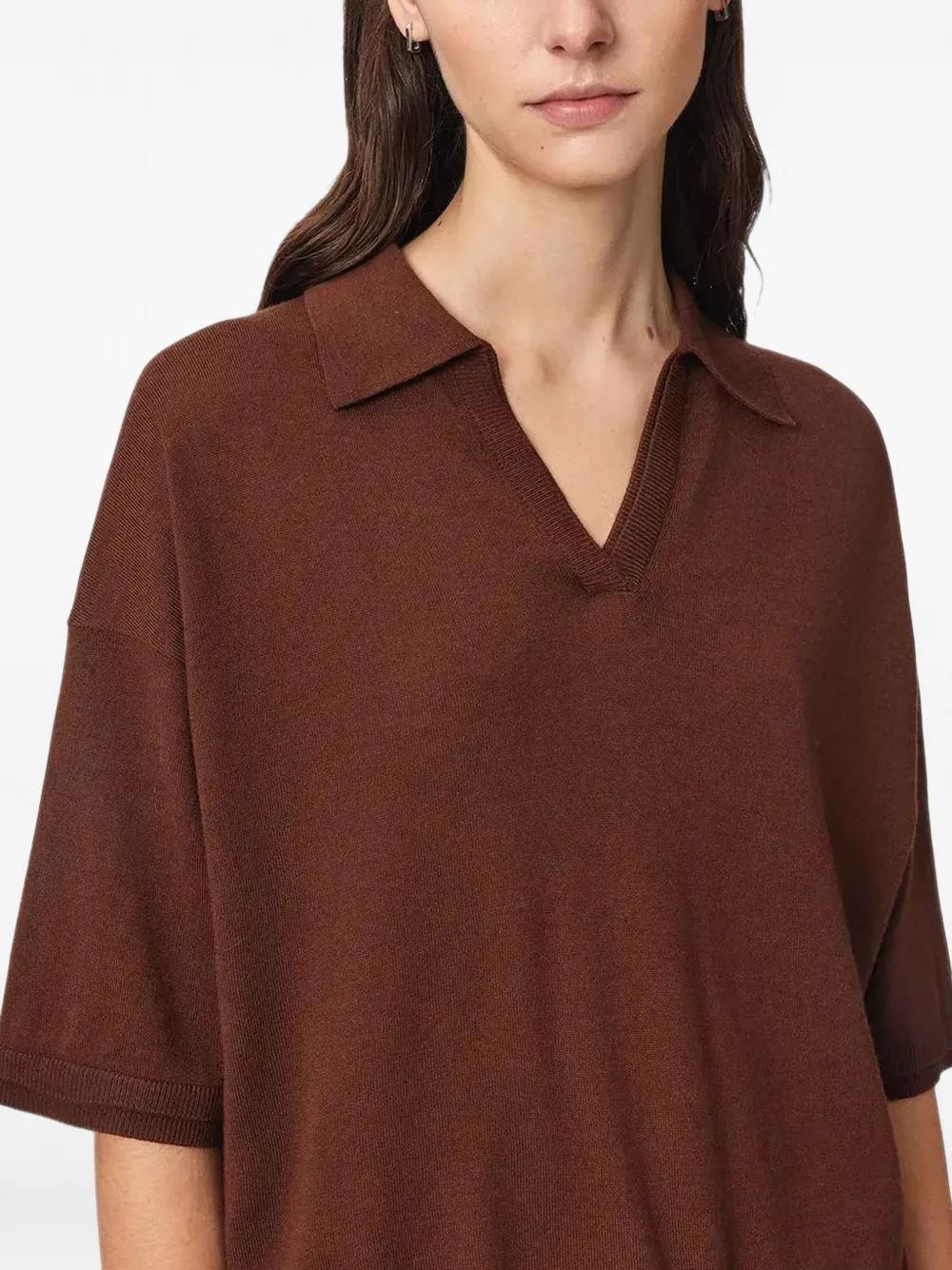 AllSaints Bern T-shirt Bruin