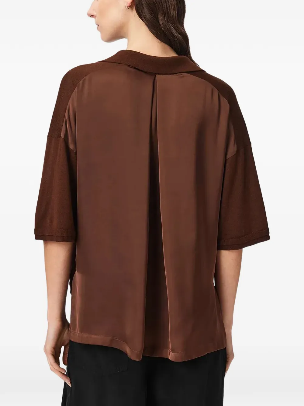 AllSaints Bern T-shirt Bruin