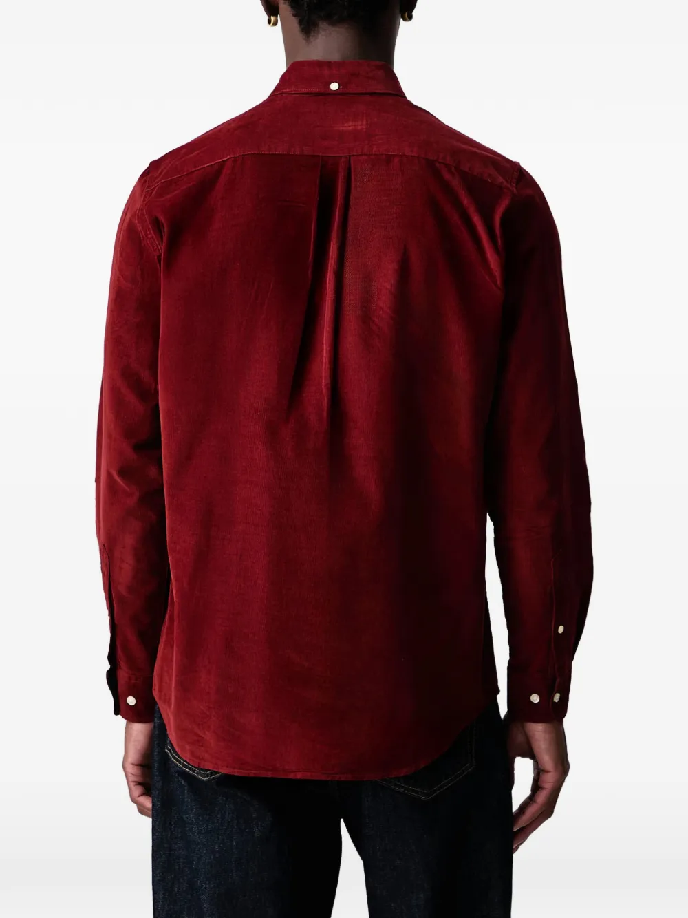Barbour Ramsey tailored long-sleeved shirt Rood