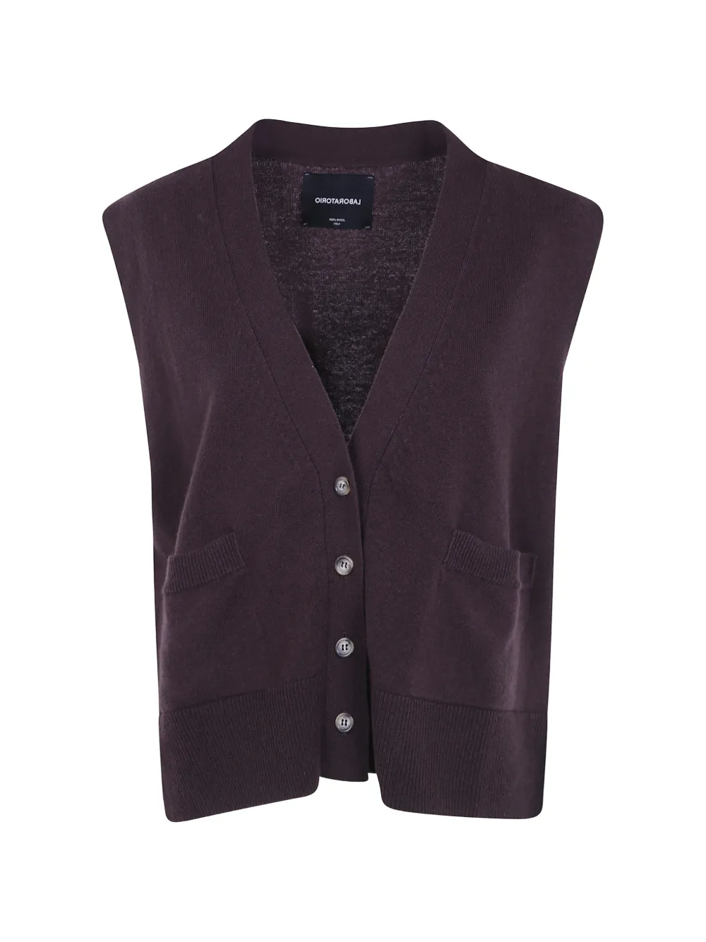 LABORATORIO CAPRI button-up sleeveless vest