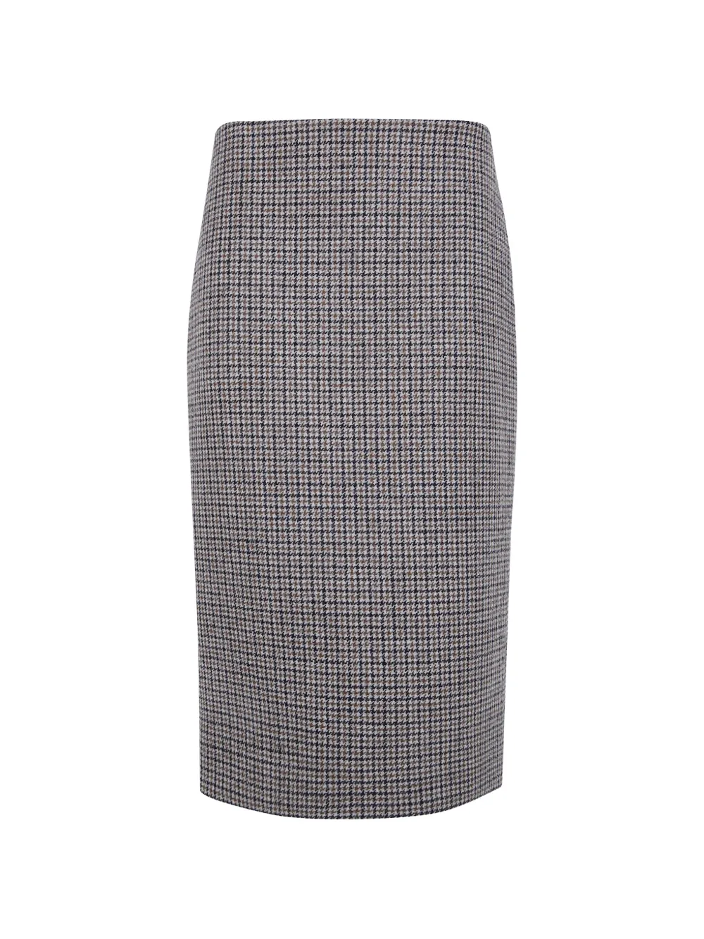 P.A.R.O.S.H. houndstooth-pattern pencil midi skirt - Toni neutri