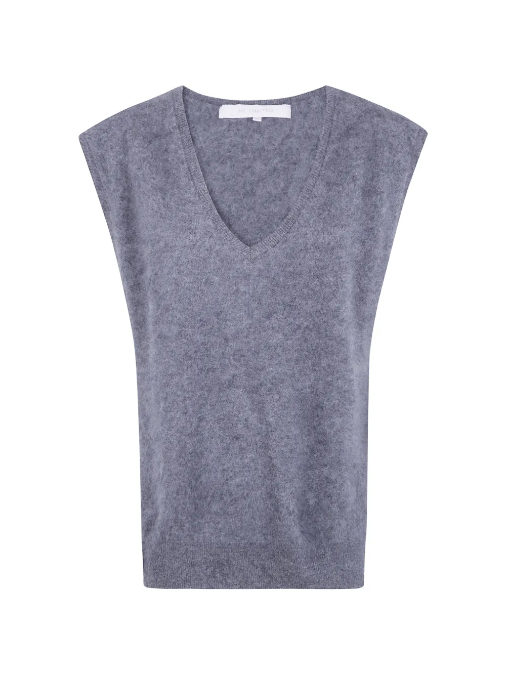 absolut cashmere V-neck cashmere sleeveless sweater - Gris absolut cashmere V-neck cashmere sleeveless sweater - Gris