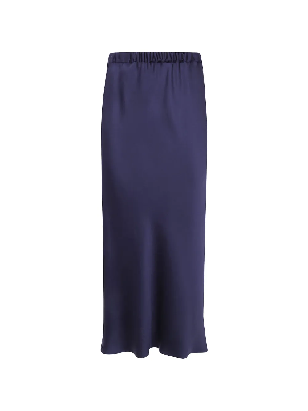 Antonelli satin-finish elasticated-waist skirt Blauw