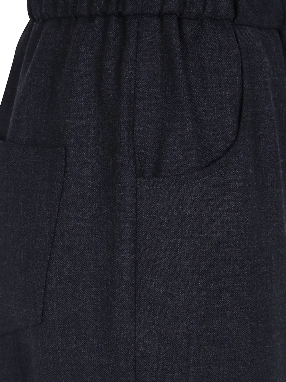 Via Masini 80 elasticated-waist trousers Blauw