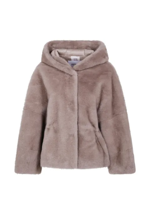 VALENTINI 1972 faux-fur hooded jacket