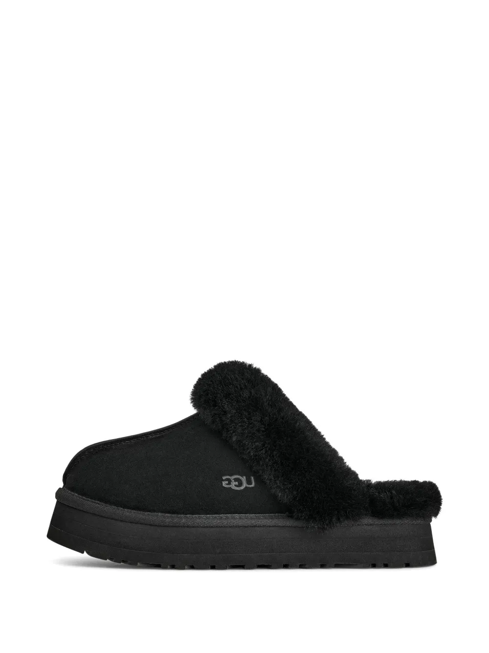 UGG Disquette platform slippers - Schwarz