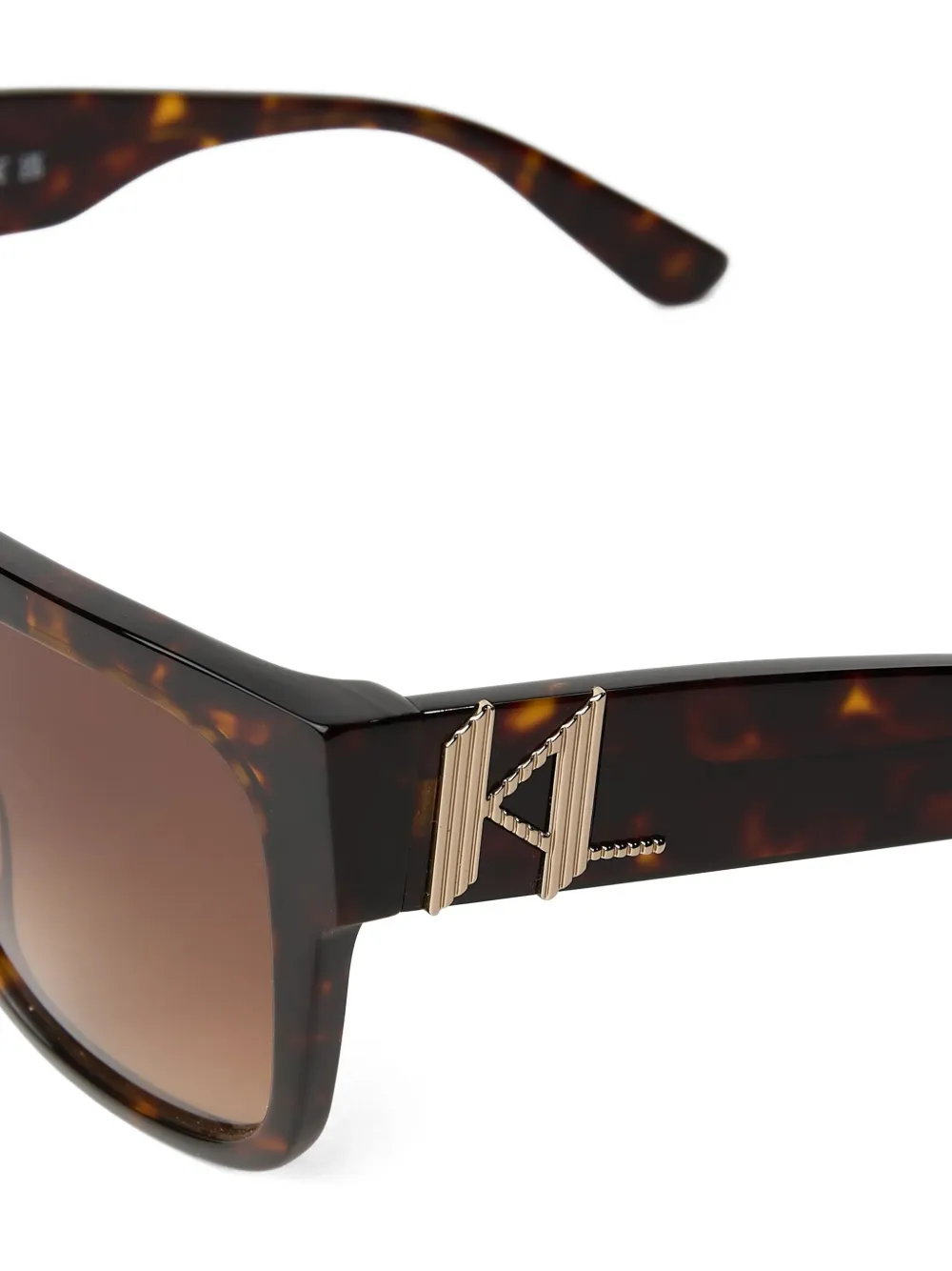 Karl Lagerfeld Monogram square sunglasses Bruin