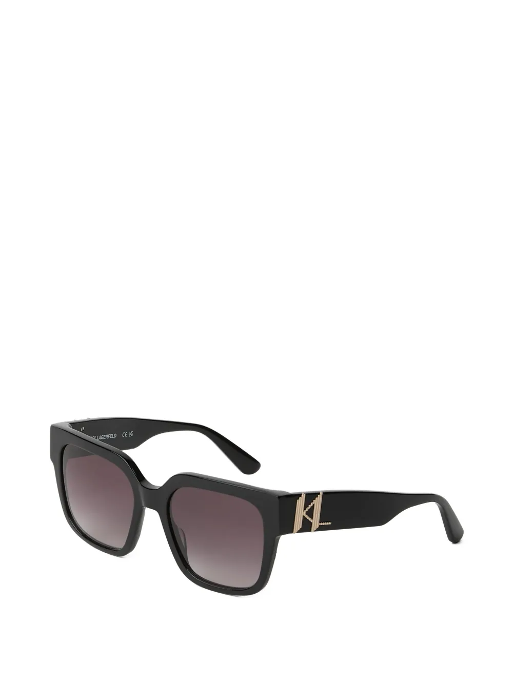 Karl Lagerfeld Monogram square sunglasses Zwart