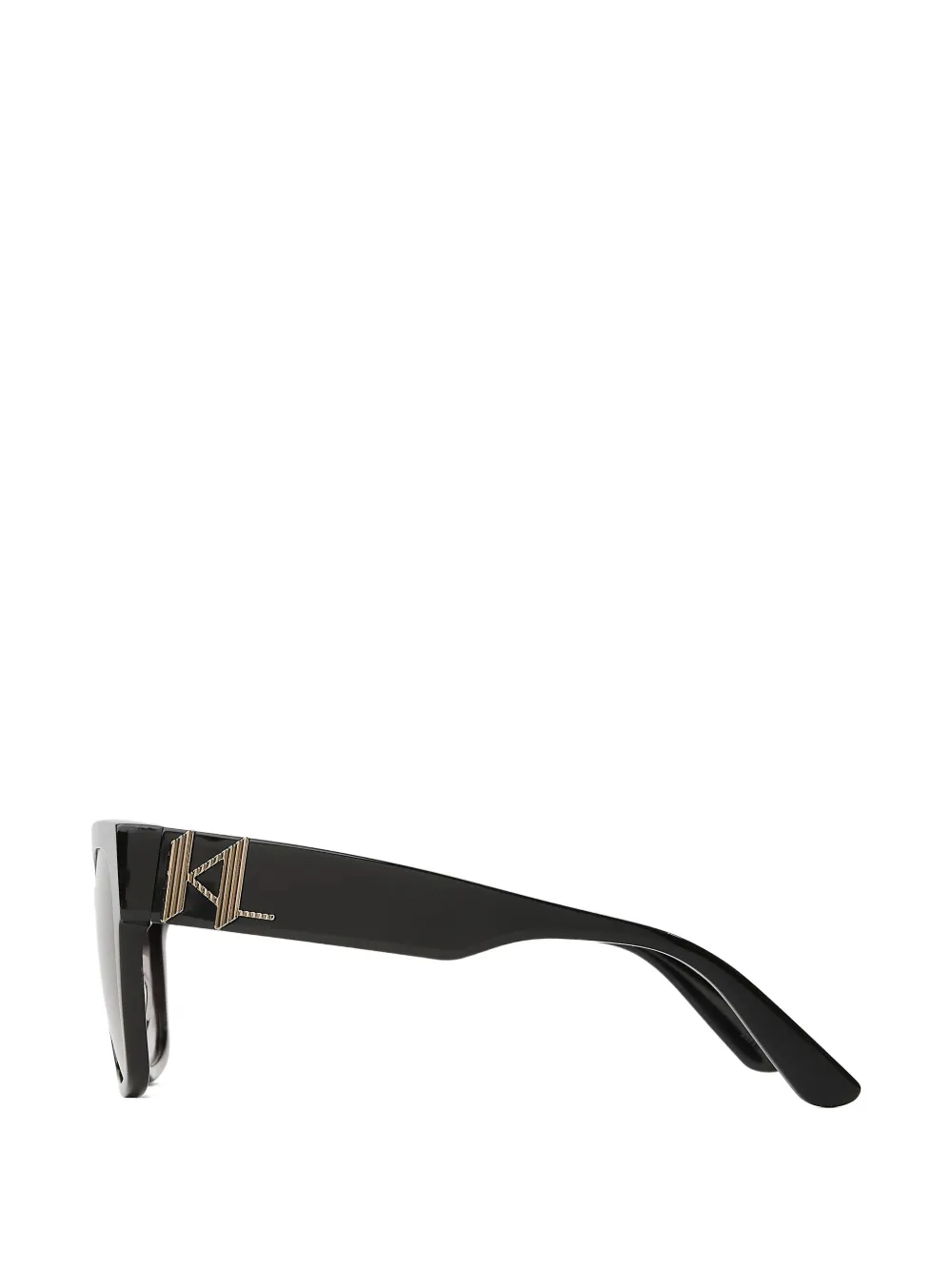 Karl Lagerfeld Monogram square sunglasses Zwart