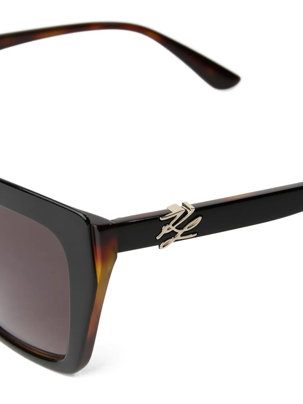 Karl Lagerfeld Autograph butterfly sunglasses Zwart