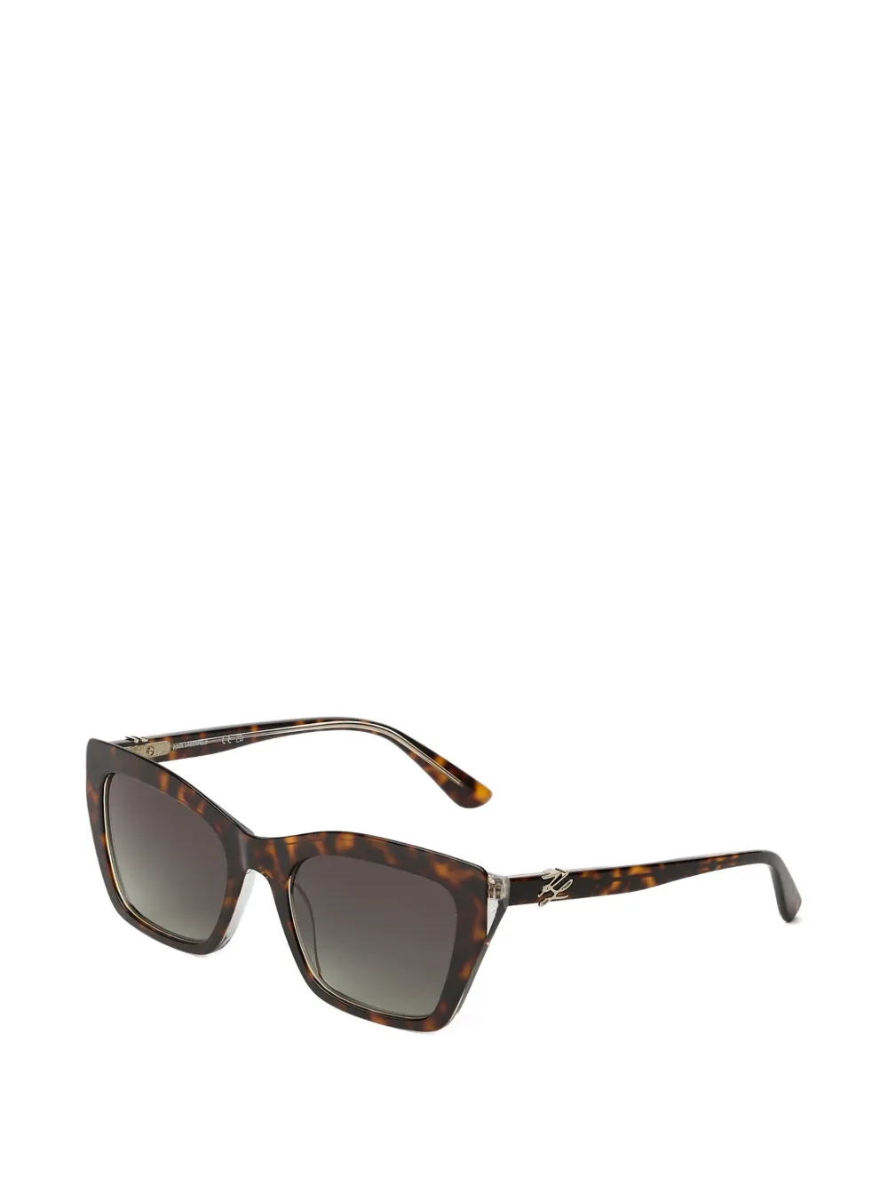 Karl Lagerfeld Autograph butterfly sunglasses Bruin