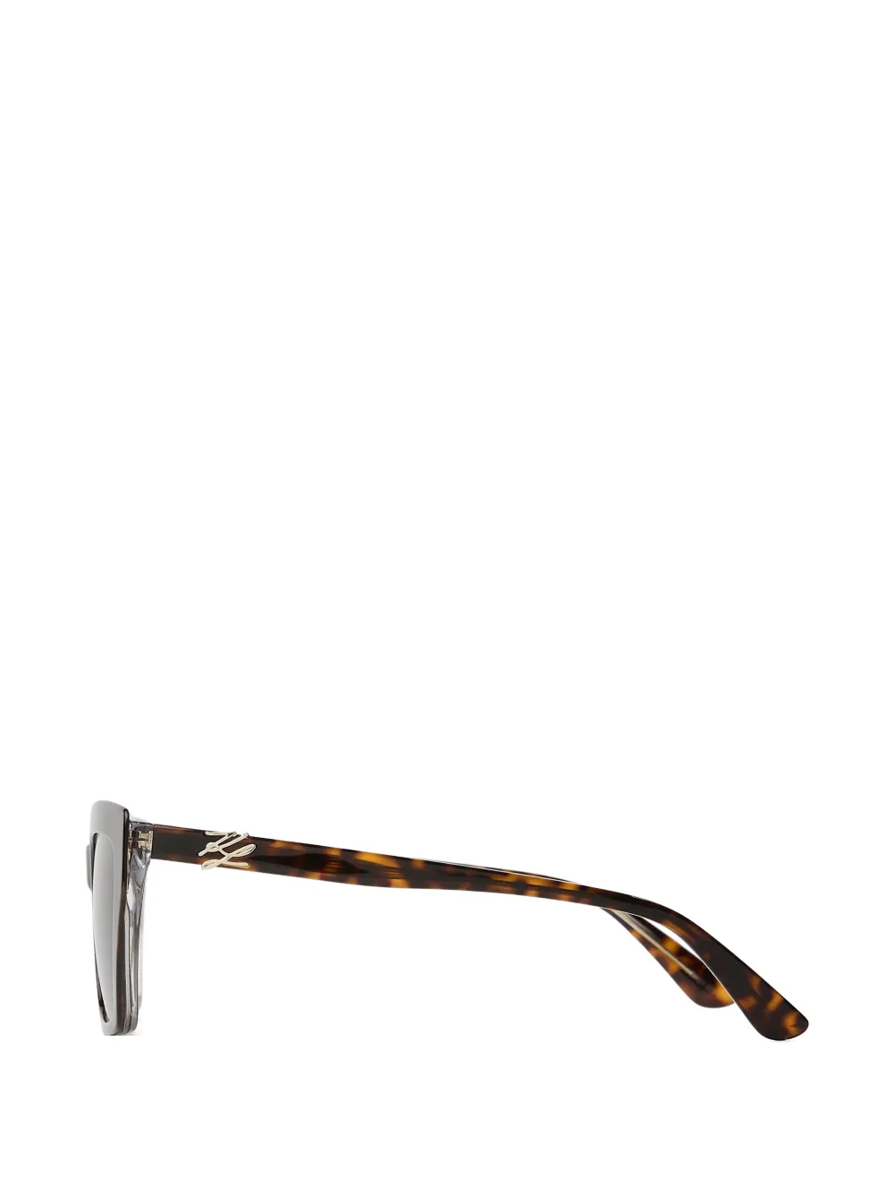 Karl Lagerfeld Autograph butterfly sunglasses Bruin