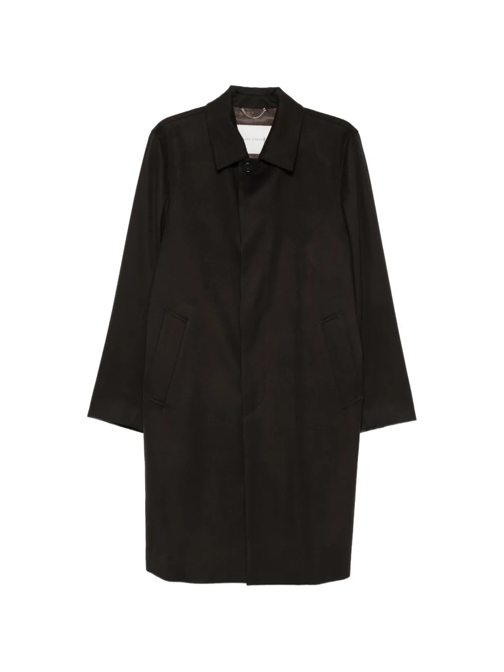 Mackintosh Dunkeld single-breasted coat - Brown