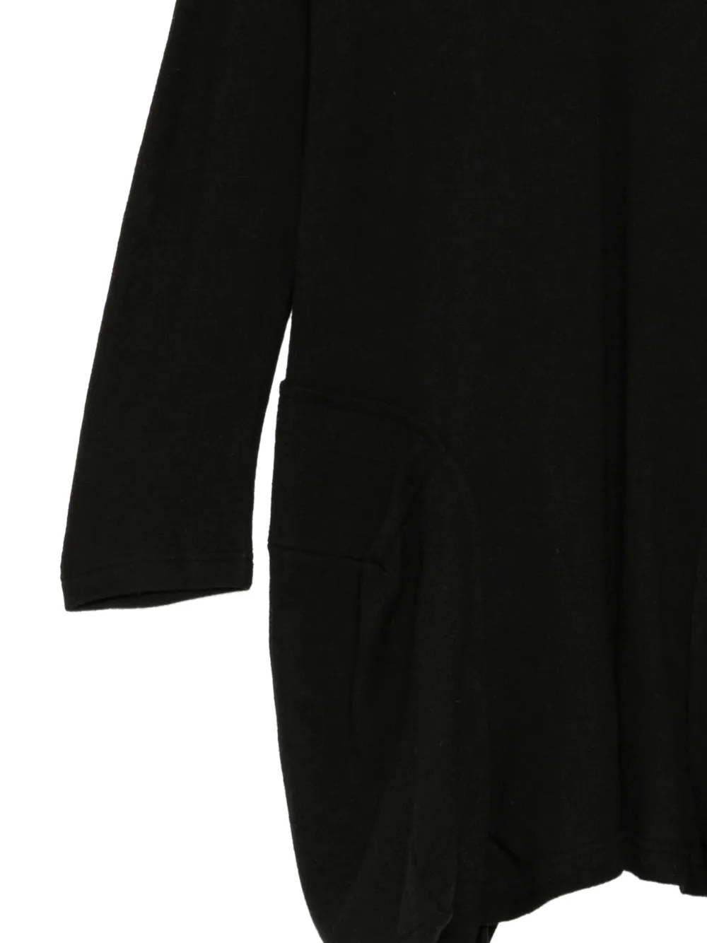 Comme Des Garçons Comme Des Garçons asymmetric pocket-detail sweater dress Zwart