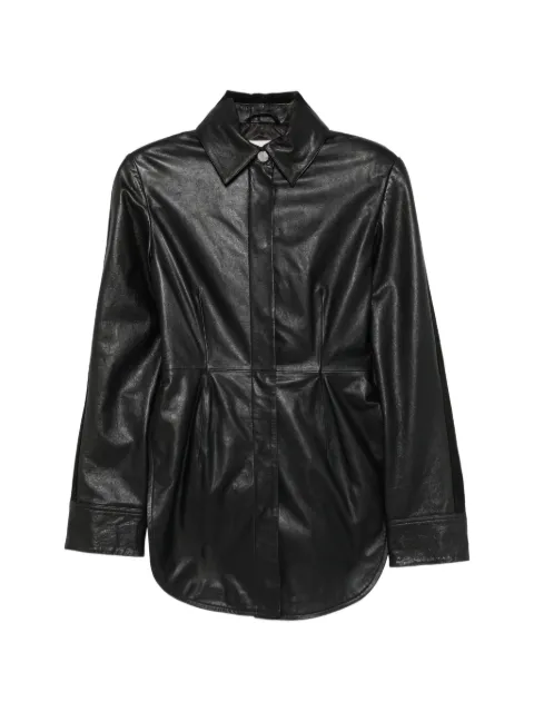 Sportmax SpsCoccole paneled leather jacket